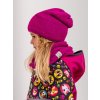 Nákrčník pletený Wrap, Fuchsiová