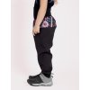 Batolecí softshellové kalhoty s fleecem Basic, Černá, Kouzelné květiny