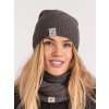 Dámská čepice pletená Warm, Šedá