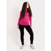 Dámské merino triko s dlouhým rukávem Nature, Fuchsiová