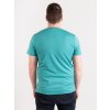 Pánské merino triko s krátkým rukávem Nature, Aqua