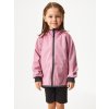 Dětská softshellová bunda bez zateplení pružná Basic, Starorůžová