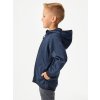 Dětská softshellová bunda bez zateplení pružná Basic, Tm. Modročerná