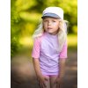 Dětská kšiltovka s plachetkou a UV ochranou 50+, Lila