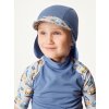 Dětská kšiltovka s plachetkou a UV ochranou 50+, Modrá, Bagry