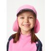 Dětská kšiltovka s plachetkou a UV ochranou 50+, Růžová, Květiny