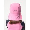 Dětská kšiltovka s plachetkou a UV ochranou 50+, Růžová, Květiny