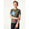Dětské funkční triko, Khaki, Fantazie