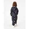 Batolecí softshellová kombinéza s fleecem Mini, Černá, Květiny