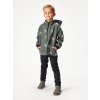 Dětská softshellová bunda s fleecem Basic, Khaki, Lesní zvířata