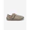 Dětské kožené barefoot boty, Khaki