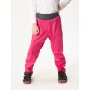 Dětské softshellové kalhoty bez zateplení pružné Sporty, Fuchsiová