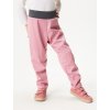 Dětské softshellové kalhoty bez zateplení pružné Sporty, Starorůžová