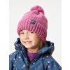 Dětská čepice pletená Bobble, Růžová