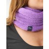 Nákrčník pletený Wrap, Lila