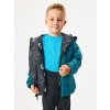 Dětská oboustranná bunda Duo, Kobaltová, Planety