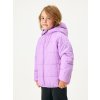 Dětská oboustranná bunda Duo, Lila, Kytky
