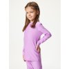 Dětské termo triko s dlouhým rukávem, Lila