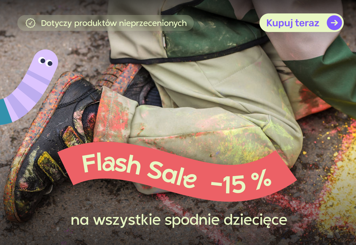 Zyskaj 20% zniżki na nieprzecenione spodnie dziecięce z kodem FLASH20 w promocji od 3 do 8 września 2026 r. Dziecięce spodnie softshellowe Unuo z ociepleniem i bez, spodnie nieprzemakalne oraz elastyczne spodnie z materiałów funkcyjnych od czeskiego produ