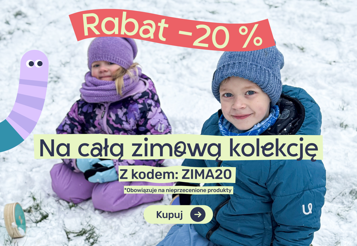 ☃️ - 20 % na zimní kolekci - desktop