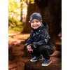 Batolecí softshellová kombinéza s fleecem Mini, Černá, Planety