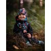 Batolecí softshellové kalhoty s fleecem Basic, Černá