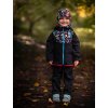 Batolecí softshellové kalhoty s fleecem Basic, Černá