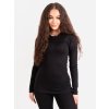 Dámské merino triko s dlouhým rukávem Nature, Černá