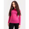 Dámské merino triko s dlouhým rukávem Nature, Fuchsiová