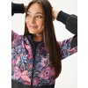 Dámský softshellový kabát s fleecem Street, Černá, Kouzelné květiny