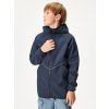 Dětská softshellová bunda s fleecem Slim, Tm. Modročerná