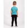 Dětské merino triko s krátkým rukávem Nature, Aqua
