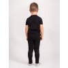 Dětské merino triko s krátkým rukávem Nature, Černá