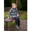 Dětské kotníkové barefoot boty, Khaki