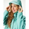 Dámský nepromokavý kabát bez zateplení, Zelená
