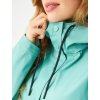 Dámský nepromokavý kabát bez zateplení, Zelená