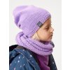 Nákrčník pletený Wrap, Lila