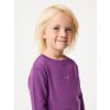 Dětské merino triko s dlouhým rukávem, Ostružinová