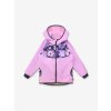 Dětská softshellová bunda bez zateplení Basic, Lila, Kytky 1