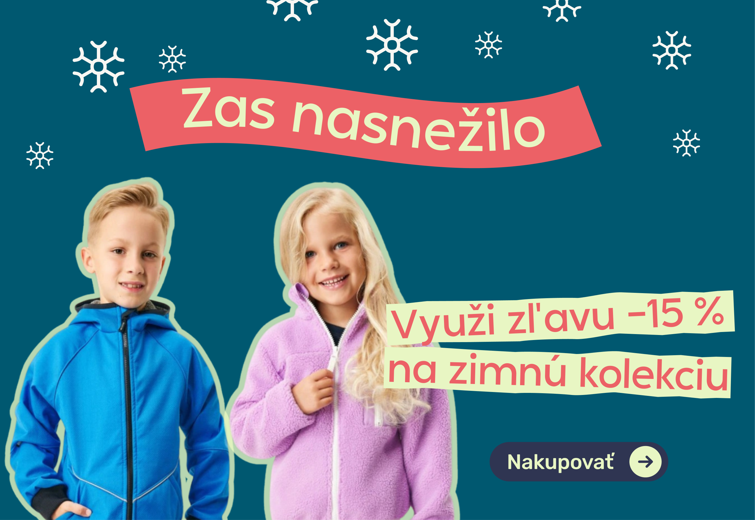 ⛄️ Zas nasnežilo - desktop
