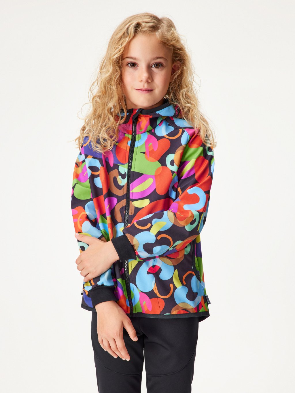 Dětská softshellová bunda s fleecem Basic, Barevný svět