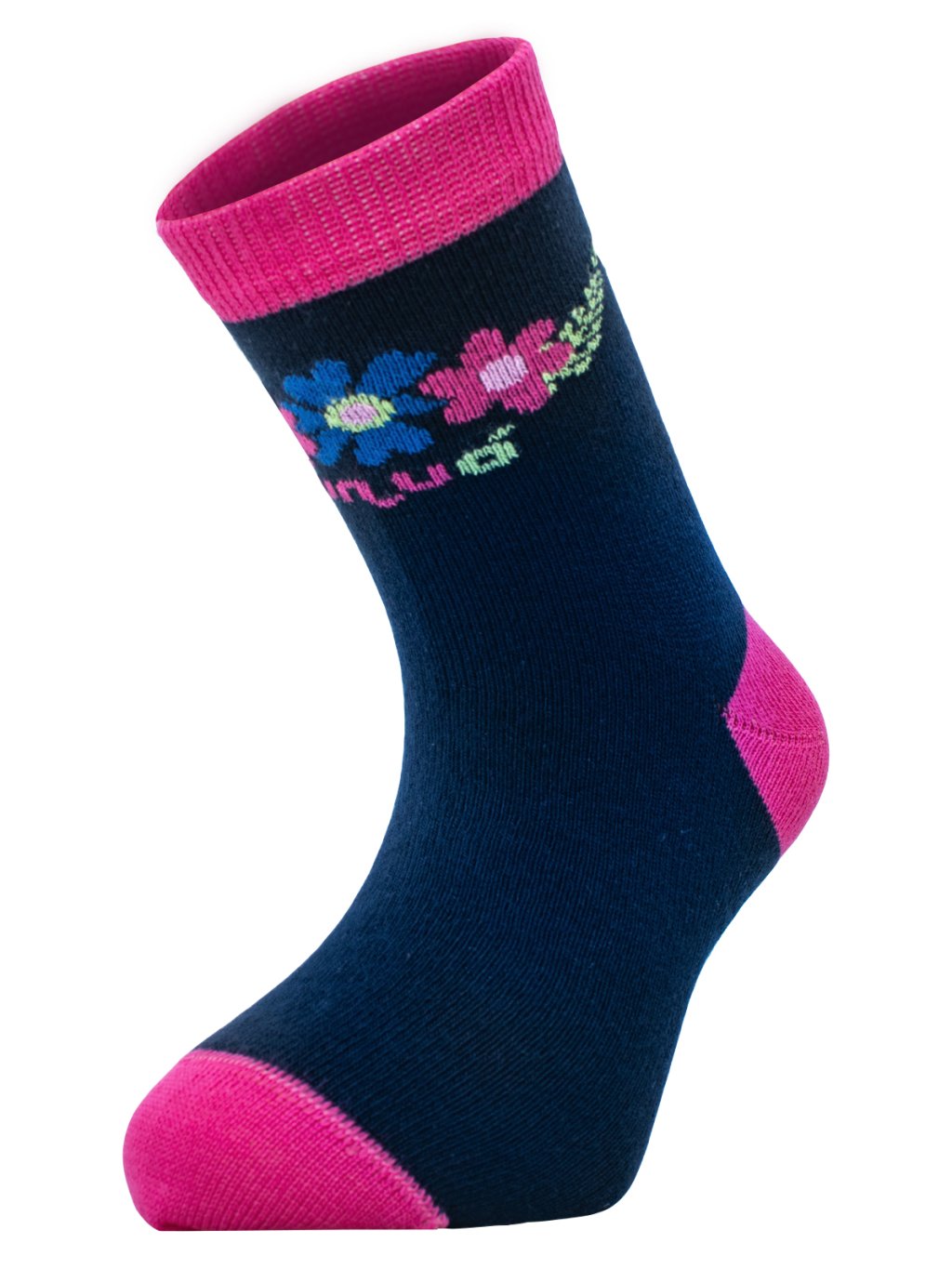 Unuo, Dámské bambusové ponožky Classic, Květinky (Velikost ponožky, punčocháče, legíny EU 37/38)