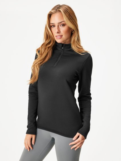 W fleece mikina cerna 2787 edit