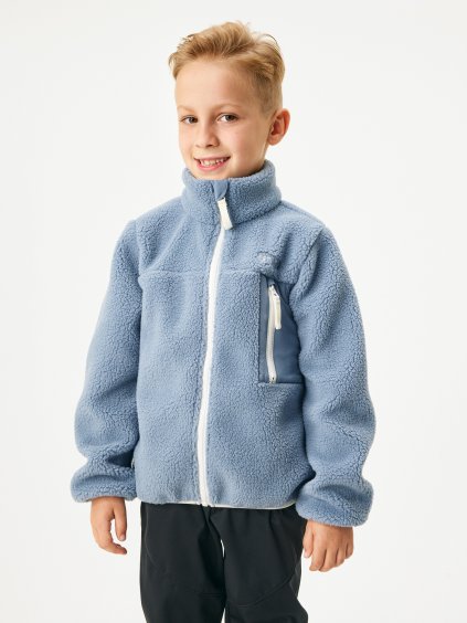 K fleece bunda modra 0658
