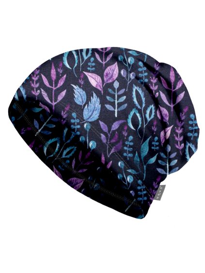 Dětská čepice fleecová Basic, Lístečky