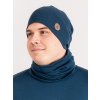 Pánská merino čepice Basic, Petrolejová