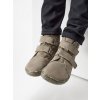 Dětské kotníkové barefoot boty, Khaki