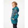 Dětská softshellová bunda s fleecem Slim, Kobaltová, Dinosauři