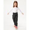 Dětské softshellové kalhoty bez zateplení pružné Fantasy, Černá