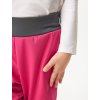 Dětské softshellové kalhoty bez zateplení pružné Sporty, Fuchsiová